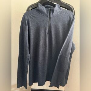 🏌️‍♂️🩵GOLF PERFORMANCE MARK ANTHONY PULLOVER 1/4 ZIP BLUE FLEECE SIZE XL🩵🏌️‍♂️